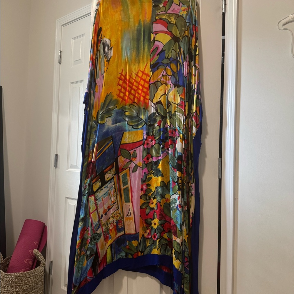 Vibrant Multicolor Kimono